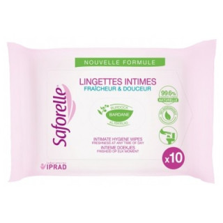 Lingettes intimes Saforelle Pocket