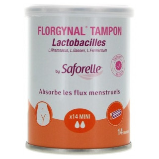 Tampons Saforelle Florgynal Mini pour l'équilibre de la flore vaginale