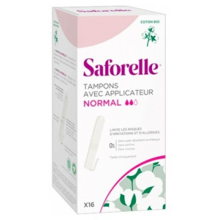 Tampons Saforelle 16 Normal avec Applicateur