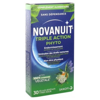 Novanuit Triple Action Phyto+ - Complément alimentaire pour un sommeil de qualité