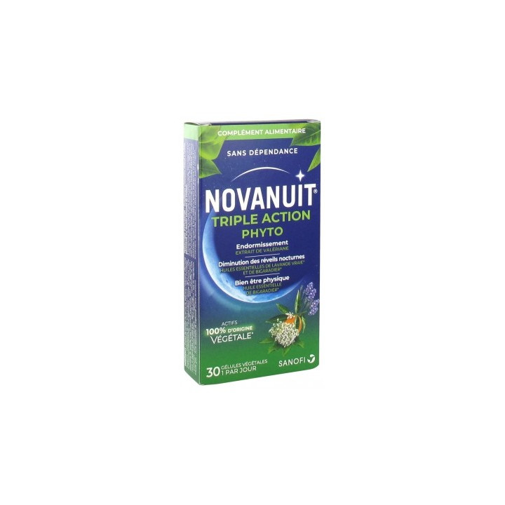 Novanuit Triple Action Phyto+ - Complément alimentaire pour un sommeil de qualité