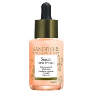 Sérum Rosa Fresca Sanoflore - Soin Concentré Réhydratant Bio