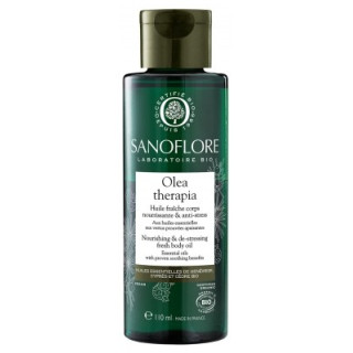 Huile fraîche corps bio Sanoflore Olea Therapia