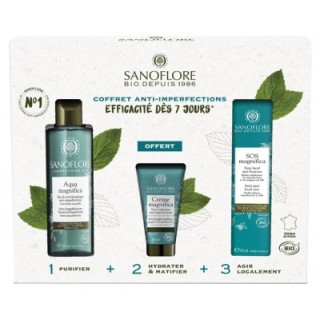 Coffret Sanoflore Magnifica Bio - Soins anti-imperfections