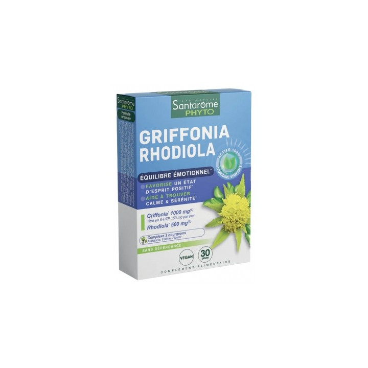 Santarome Griffonia Rhodiola - Équilibre émotionnel naturel