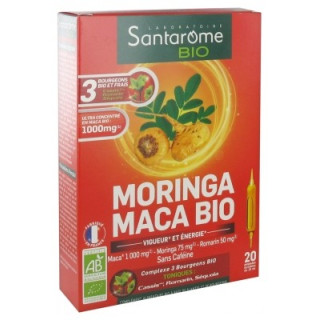 Santarome Bio Moringa Maca Bio - Énergie et Vitalité Naturelles