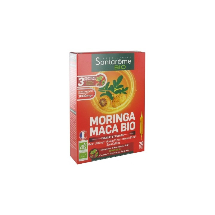 Santarome Bio Moringa Maca Bio - Énergie et Vitalité Naturelles