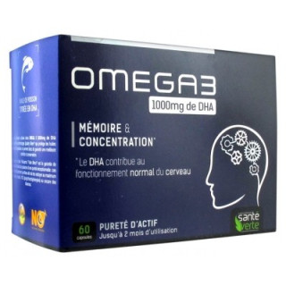 Santé Verte Omega 3 1000 mg de DHA