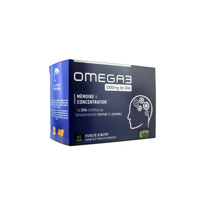 Santé Verte Omega 3 1000 mg de DHA