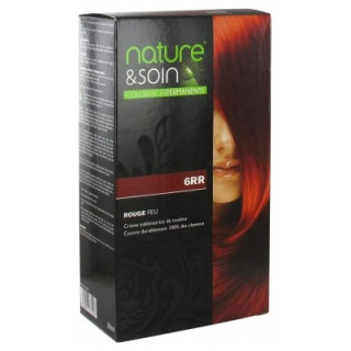 Coloration Permanente 6RR Rouge Feu - Santé Verte