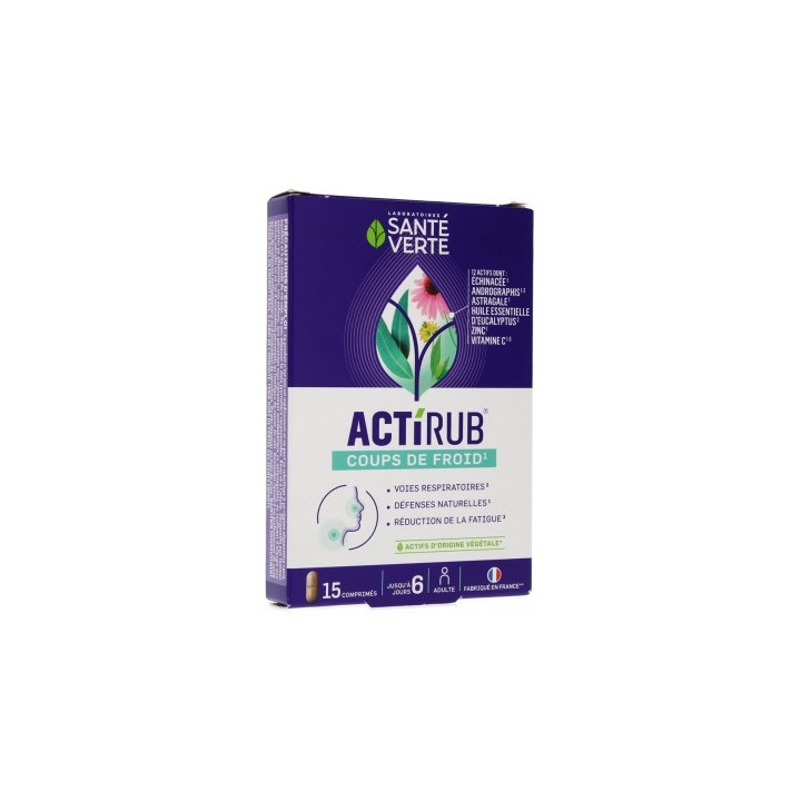 Santé Verte Actirub 15 Comprimés