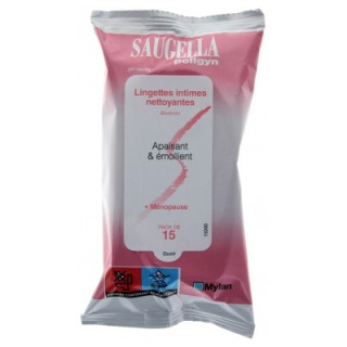 Lingettes Intimes Nettoyantes Saugella Poligyn