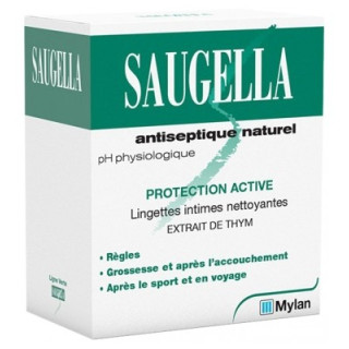 Lingettes intimes Saugella Antiseptique Naturel