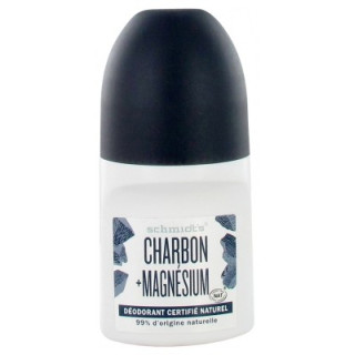 Déodorant Roll-On Charbon + Magnésium Schmidt's