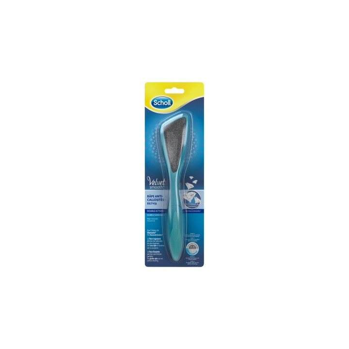 Râpe Anti-Callosités Double Action Velvet Smooth Scholl