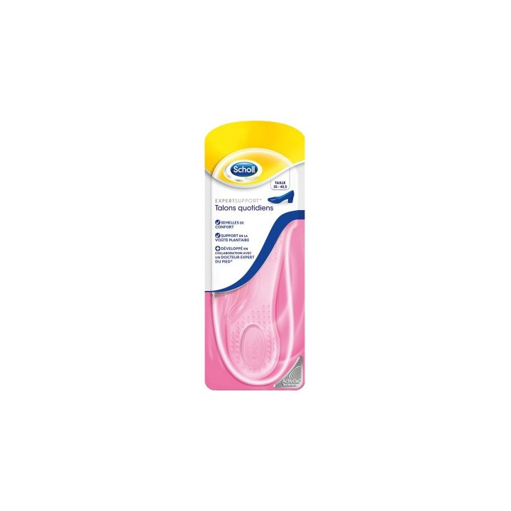 Semelles ActivGel Talons Quotidiens de Scholl