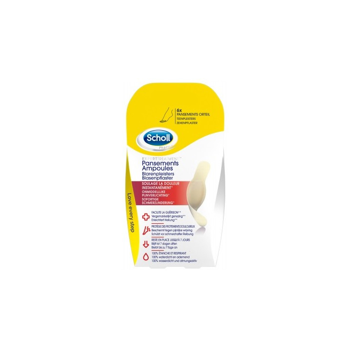 Scholl Pansements Ampoules Orteil - Soulagement Immédiat