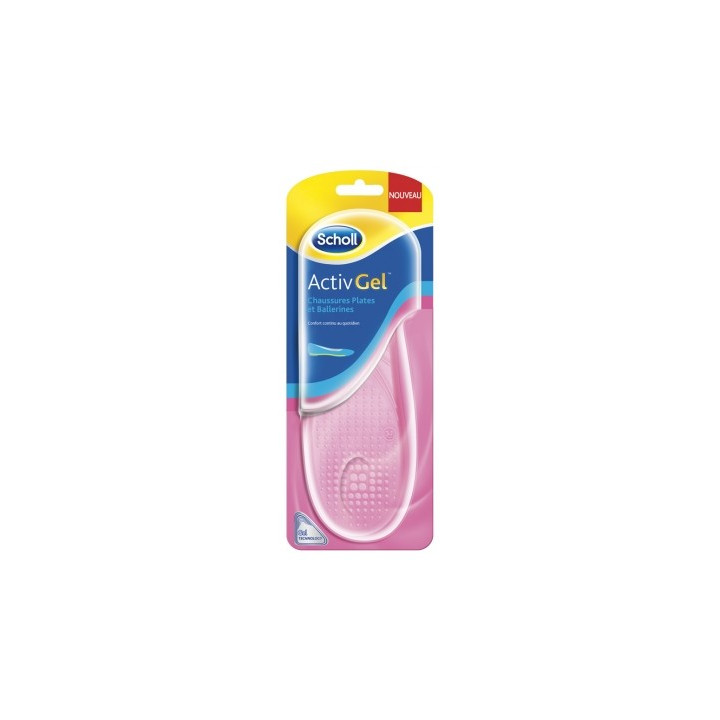 Semelles Scholl ActivGel pour chaussures plates et ballerines