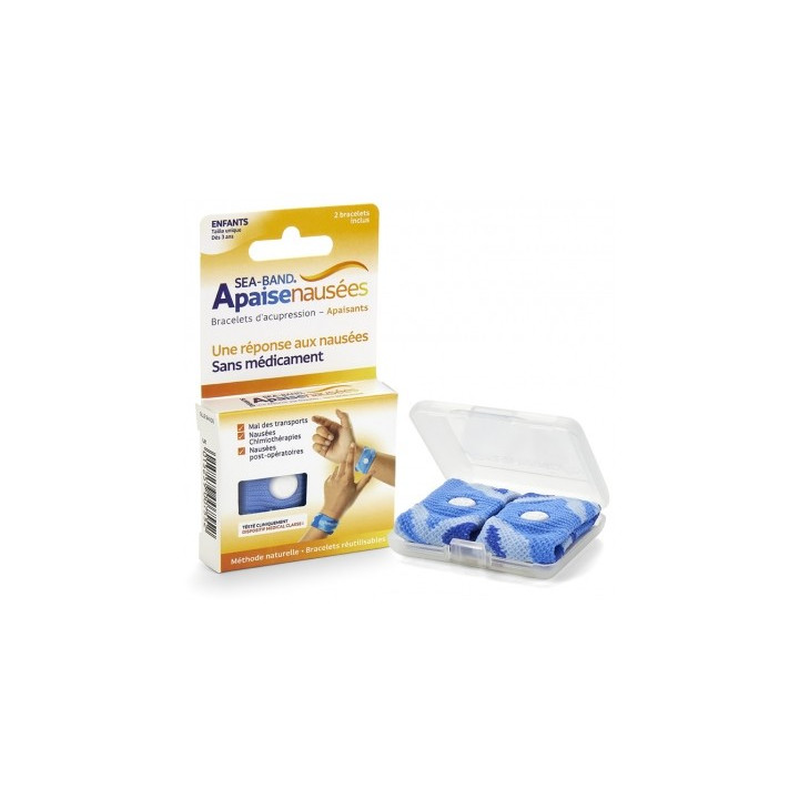 Sea-Band Enfants - Bracelets anti-nausées pour enfants