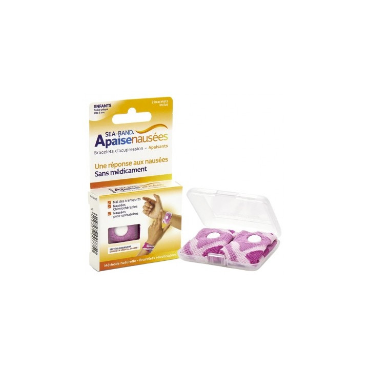 Sea-Band Enfants - Bracelets d'acupression contre les nausées