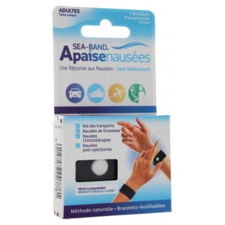 Sea-Band Adultes - Solution naturelle contre les nausées