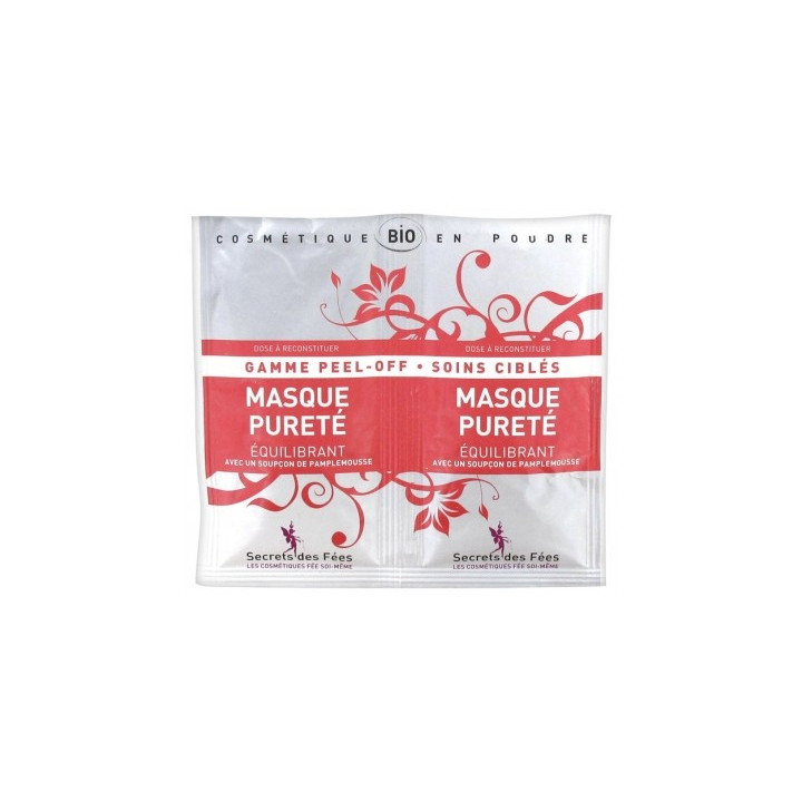 Masque Pureté Équilibrant Bio - Secrets des Fées
