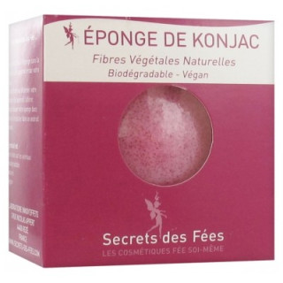 Éponge de Konjac Secrets des Fées pour une peau éclatante