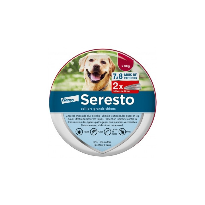 Seresto Collier Antiparasitaire pour Grands Chiens