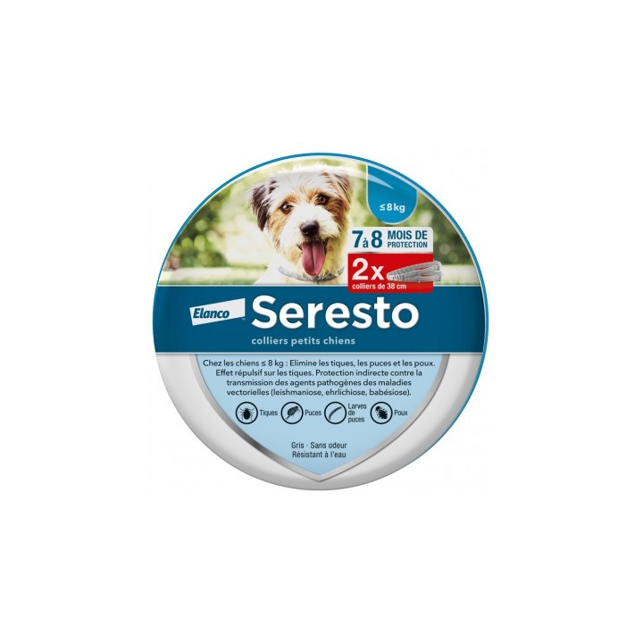 Seresto Collier Antiparasitaire Petits Chiens