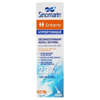 Sinomarin Solution d'Eau de Mer Nez Bouché