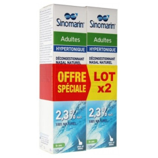 Sinomarin Adultes Nez Bouché - Solution d'Eau de Mer