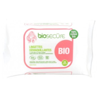 Lingettes démaquillantes BioSecure - Démaquillage doux
