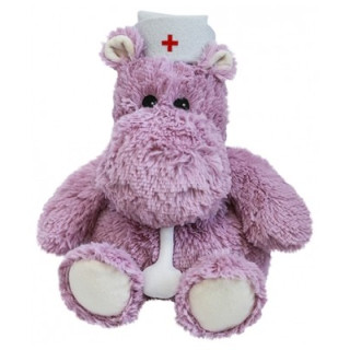 Bouillotte peluche Hippo Doc - Réconfort pour enfants