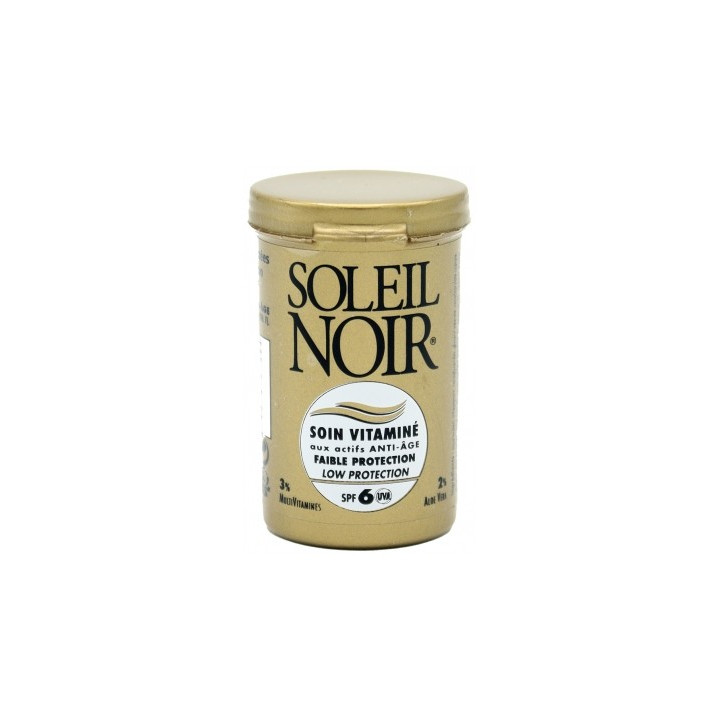 Soleil Noir Soin Vitaminé SPF6 - Protection solaire et soin de la peau