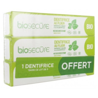 Dentifrice Biosecure au fluor - Hygiène bucco-dentaire naturelle