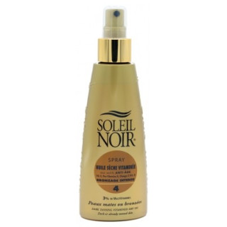 Huile sèche vitaminée Soleil Noir pour bronzage intense