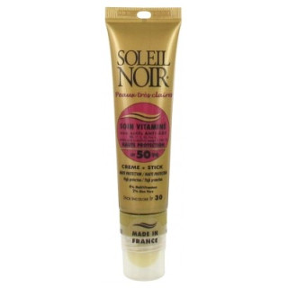 Soleil Noir Soin Vitaminé Crème SPF50 + Stick SPF30