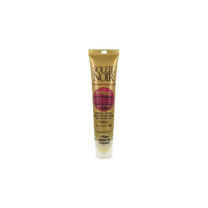 Soleil Noir Soin Vitaminé Crème SPF50 + Stick SPF30