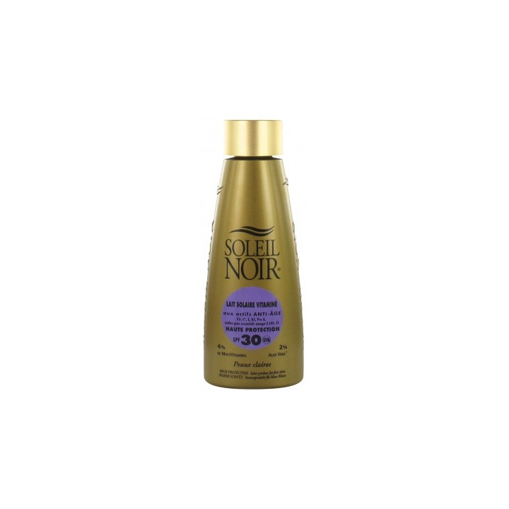 Soleil Noir Lait Solaire Vitaminé SPF30