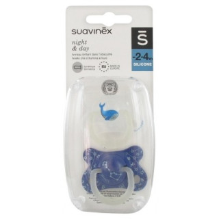 Sucettes Suavinex Night & Day 2 à 4 Mois