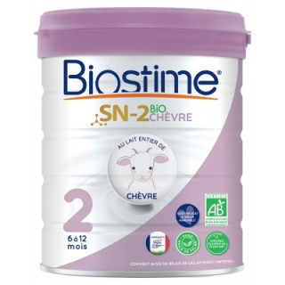 Lait de suite bio Biostime SN-2 Bio Chèvre 2ème Âge