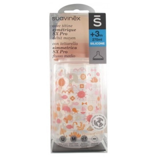 Biberon Suavinex 270 ml - Tétine symétrique SX Pro