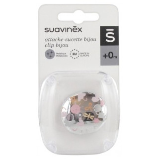 Attache-Sucette Suavinex Clip Bijou 0 Mois