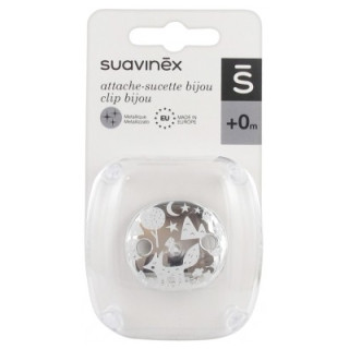 Attache-sucette Suavinex Clip Bijou - Confort et hygiène pour bébé
