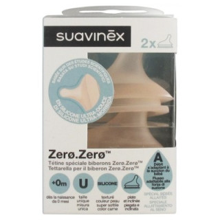Tétines Suavinex Zero.Zero pour bébés allaités