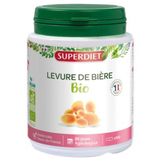 Superdiet Levure de Bière Bio - Complément alimentaire naturel