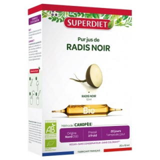 Superdiet Radis Noir Bio 20 Ampoules