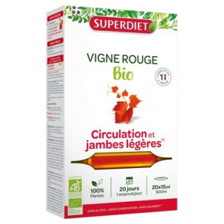 Superdiet Vigne Rouge Bio - Circulation sanguine optimale