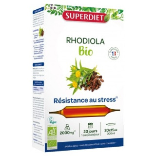 Superdiet Rhodiola Bio - Complément alimentaire anti-stress