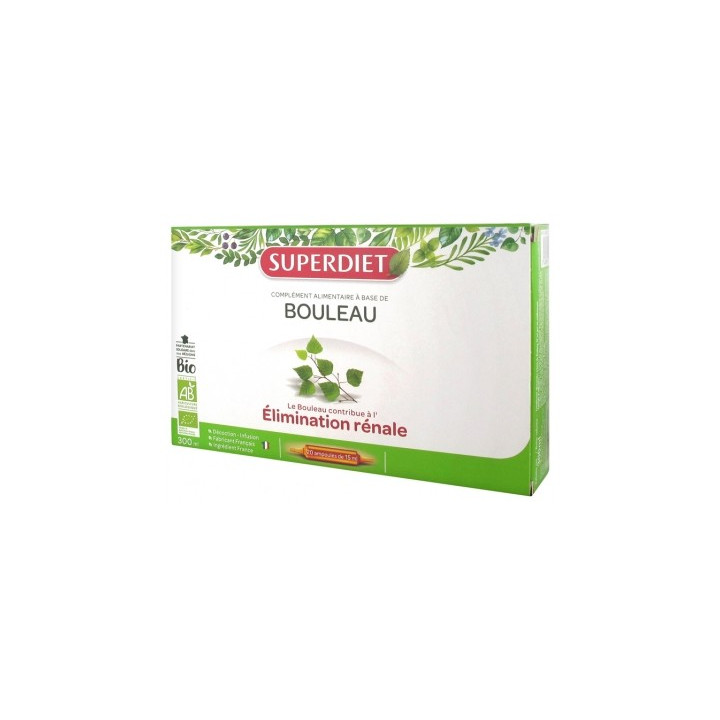 Superdiet Bouleau Bio - Complément alimentaire naturel